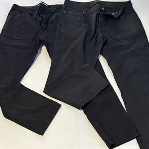Lot of Michael Kors Charcoal Gray Parker Slim Fit Pants and Calvin Klein pants